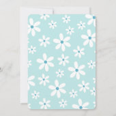 Invitation au Baby shower super Baby Boho Arch (Dos)