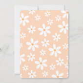 Invitation au Baby shower super Baby Boho Arch (Dos)