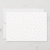 Invitation au baby shower Teddy Bear (Dos)