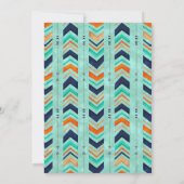 Invitation au Baby shower tribal - Boho Invitation (Dos)