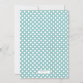 Invitation au Baby shower vert du Carnaval du Cirq (Dos)