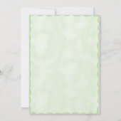 Invitation au Baby shower Vintage de St Jacques (Dos)