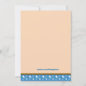 Invitation au Baby shower Western Little Cowboy (Dos)