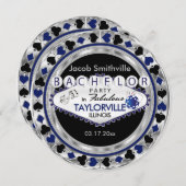 Invitation au baccalauréat en poker - do-it-yourse (Devant / Derrière)