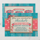 Invitation au bachelorette du week-end de plage SS (Devant / Derrière)