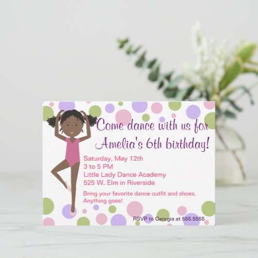 Invitation au bal de danse (Debout devant)