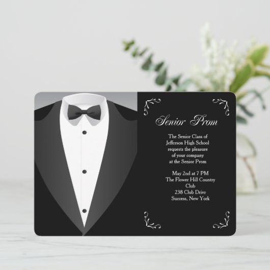 Invitation au bal de fin d'année (Debout devant)