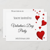 Invitation au bal de la Saint Valentin (Devant / Derrière)