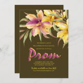 Invitation au bal de nuit tropical (Devant / Derrière)