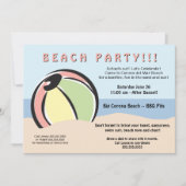 Invitation au bal de plage de Hip and Fun (Devant)