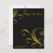 Invitation au bal militaire du Nouvel An (Dos)