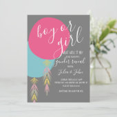 Invitation au ballon Tassel Boho (Debout devant)