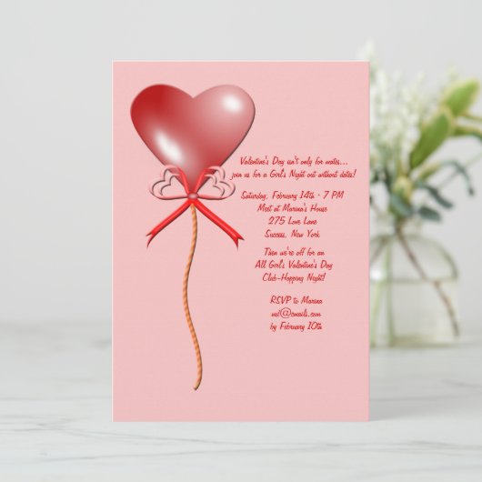 Invitation au ballons de la Saint-Valentin (Debout devant)