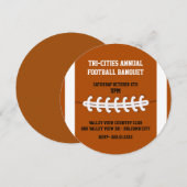 Invitation au banquet de football (Devant / Derrière)