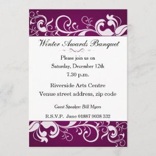 Invitation au banquet floral