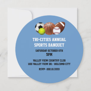 Invitation au banquet sportif
