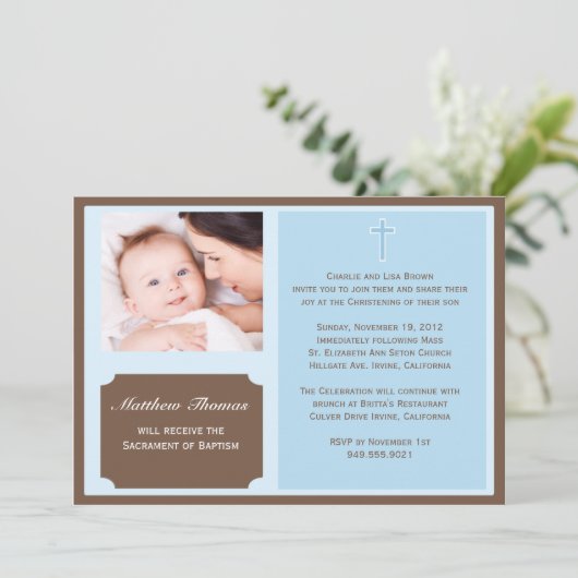 Invitation au baptême (Debout devant)