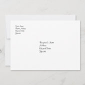 Invitation au baptême (Dos)