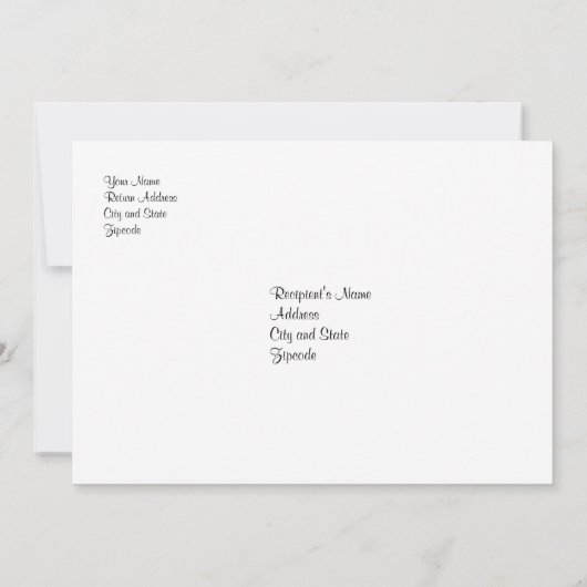 Invitation au baptême (Dos)