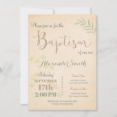 Invitation au baptême (Devant)