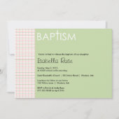 Invitation au baptême (Devant)