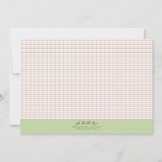 Invitation au baptême (Dos)