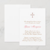 Invitation au baptême (Devant / Derrière)