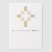 Invitation au baptême (Recto)