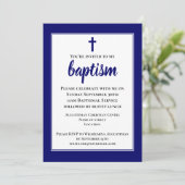 Invitation au baptême adulte simple moderne (Debout devant)