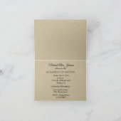 Invitation au baptême catholique traditionnelle (Intérieur)