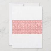 Invitation au baptême| Corail (Dos)