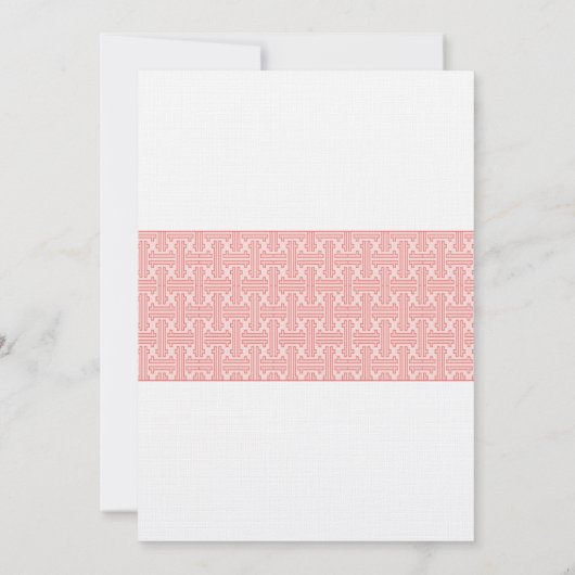 Invitation au baptême| Corail (Dos)