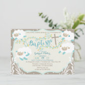 Invitation au baptême d'agneau (Debout devant)