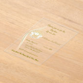 Invitation au baptême d'Anges radieux (Poser)