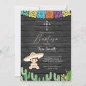 Invitation au baptême de baptême de Cactus Fiesta (Devant)