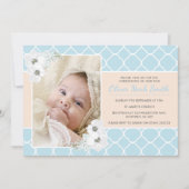 Invitation au baptême de bébé (Devant)