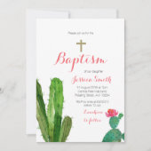 Invitation au baptême de Christening Girl Invitati (Devant)