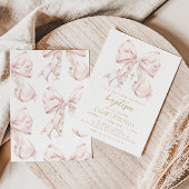 Invitation au baptême de fille, première communion