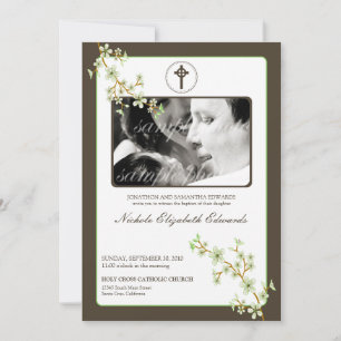Invitation au baptême de fleurs de cerisiers de ch