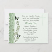 Invitation au baptême de la flore verte (Devant)