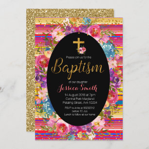 Invitation au baptême de Noël au Mexique
