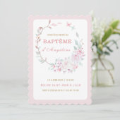 Invitation au baptême de notre fille becomes "Invi (Debout devant)