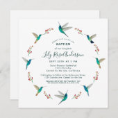 Invitation au baptême des colibris (Devant / Derrière)