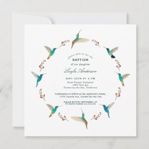 Invitation au baptême des colibris