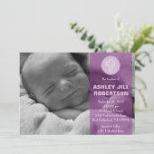 Invitation au baptême des filles (Debout devant)