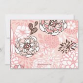 Invitation au baptême des filles de la Croix rose  (Dos)