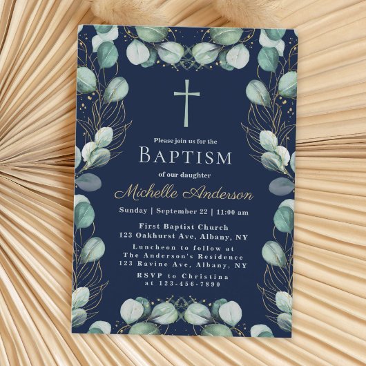 Invitation au baptême d'Eucalyptus