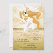 Invitation au baptême du Guardian Angel Winged Uni (Devant)