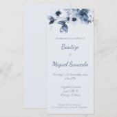 Invitation au baptême, Invitacion de bautizo para (Devant / Derrière)