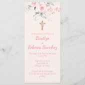 Invitation au baptême, Invitacion de bautizo para (Devant)